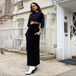 Free People Big Island Set crop and skirt size M